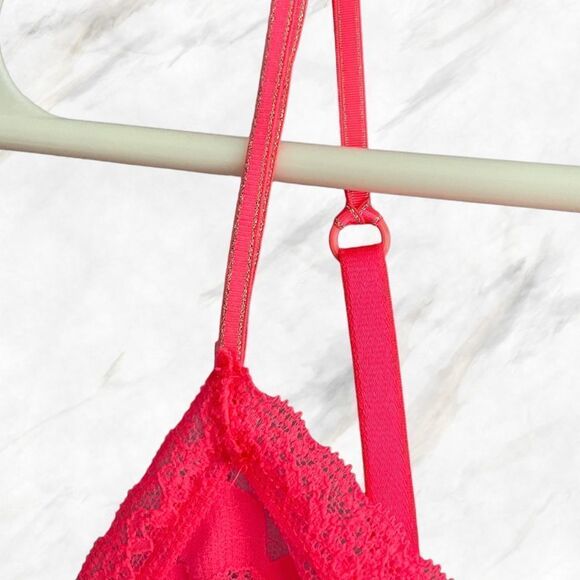 Victoria’s Secret Y2k Lacie Hot Barbie Pink Allover Lace Slip Dress Lingerie Nwt - Picture 5 of 8